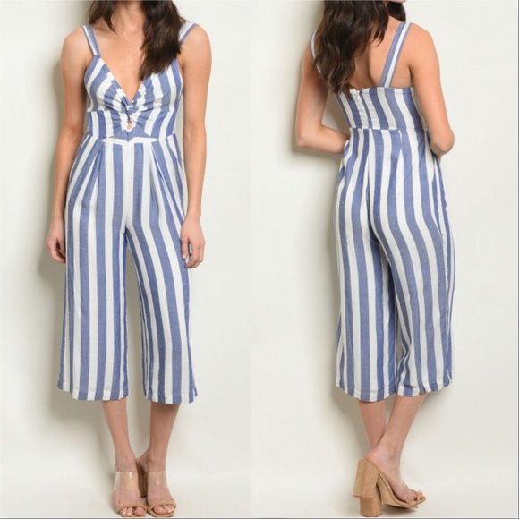 Pants - STRIPED JUMPSUIT